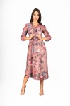 Wzorzysta szyfonowa sukienka ARCELIA 04