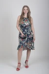 Wiskozowa sukienka wiązana w talii MARIBEL 16H