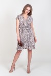 Sukienka wiskozowa w zwierzęcy wzór MARGERITA 09A